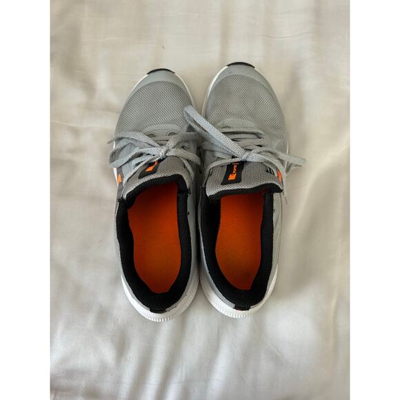 Nike grey tie sneakers size 4 - Picture 4 of 6